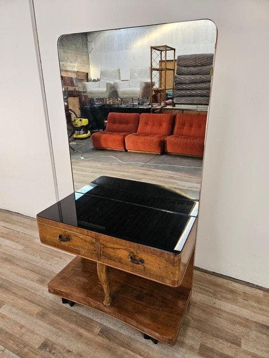 Kabinet - Kaptafel in Art Deco-stijl uit de jaren ’40, van, Antiquités & Art, Art | Objets design