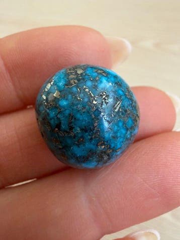 Turquoise Echte edelsteen! Topkleur Neishabour Turquoise