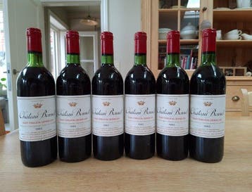 1982 Chateau Bonnet - Saint-Émilion Grand Cru - 6 Bouteilles, Verzamelen, Nieuw