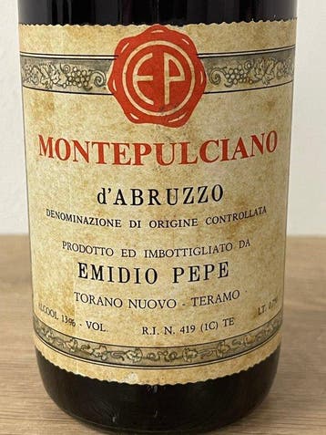 1984 Emidio Pepe, Montepulciano dAbruzzo - Abruzzo DOC - 1, Nieuw