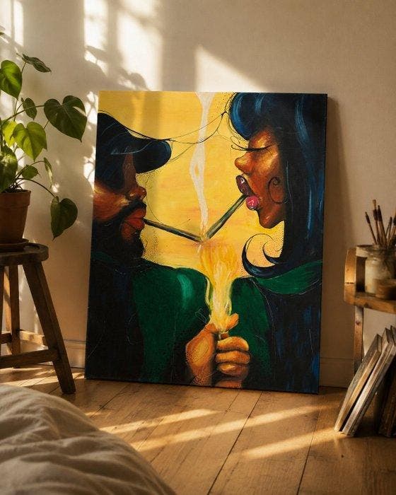 Loann - L’étincelle, Antiek en Kunst, Kunst | Schilderijen | Modern