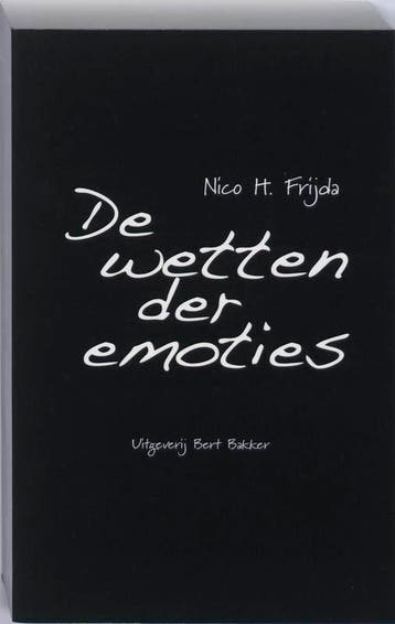 De wetten der emoties 9789035132320 N.H. Frijda, Verzenden, Gelezen, N.H. Frijda
