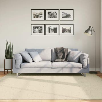 vidaXL Vloerkleed HUARTE laagpolig zacht wasbaar 200x200 cm, Verzenden, Nieuw