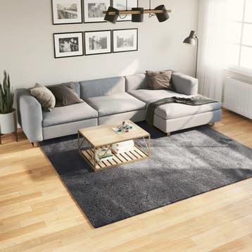 vidaXL Vloerkleed HUARTE laagpolig zacht wasbaar 240x240 cm, Verzenden, Nieuw