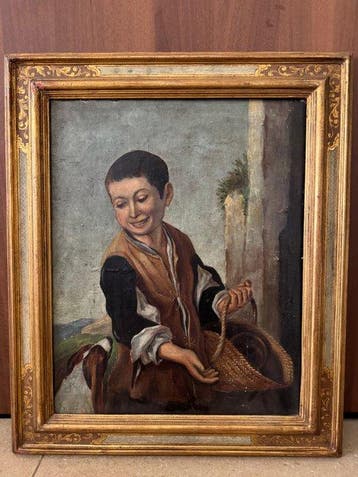 After Bartolomé Esteban Murillo (XVIII) - Fanciullo col cane