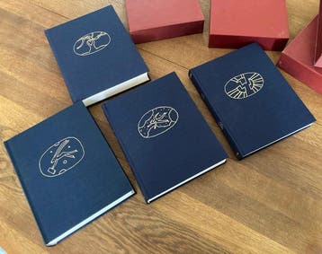 Jacques Prévert - Folon - Oeuvres en 4 volumes - 1983