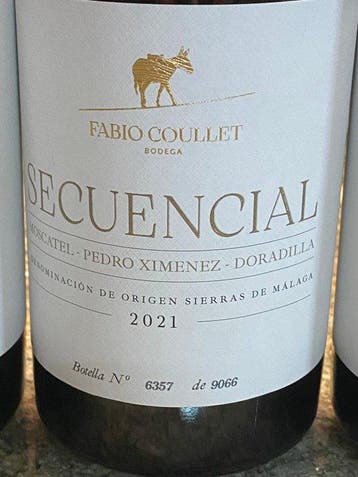 2021 Bodega Fabio Coullet, Secuencial - Sierras de Málaga -, Nieuw