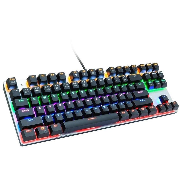 DrPhone AULA2 Mechanisch USB Bedrade Gaming Toetsenbord – 87, Informatique & Logiciels, Claviers, Envoi