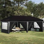 vidaXL Pop-up Feesttent 575 x 288 x 245 cm Zwart, Verzenden, Nieuw