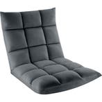 tectake Relaxfauteuil Snooze, 2 in 1, fluweel, 14-voudig ver, Verzenden