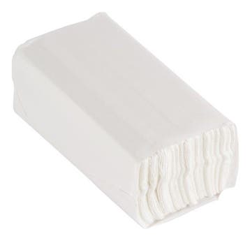 C-gevouwen handdoeken wit | 2 laags | 15 stuks | 23x9cm, Verzenden