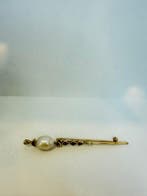 Broche - 18 carats Or jaune Rubis