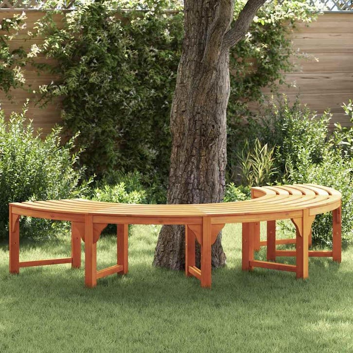 vidaXL Boom Bank 4 -Seater 210 x 80 x 45 cm Massief, Jardin & Terrasse, Ensembles de jardin, Envoi