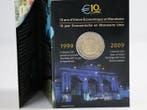 België, Vaticaan. 2 Euro 2009/2019 10 Ans UEM +