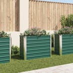 vidaXL Plantenbak verhoogd 100x40x77 cm gegalvaniseerd staal, Tuin en Terras, Verzenden, Nieuw