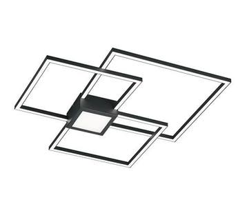 Trio HYDRA plafondlamp | LED | antraciet | 65,5 x 65,5 cm |, Verzenden, Nieuw