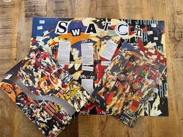 Mimmo Rotella (1918-2006) - Swatch - Madonna and Tiger -