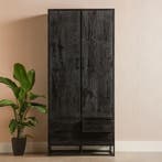 Mangohouten Kast Brendon 90 cm, Huis en Inrichting, Kasten | Overige, Verzenden, Nieuw