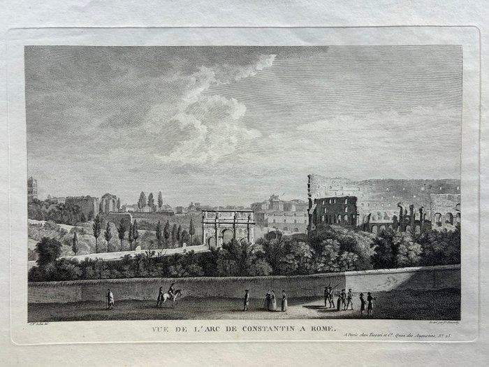 Italië - Lazio, Rome, Colosseum, Constantijnboog;, Livres, Atlas & Cartes géographiques