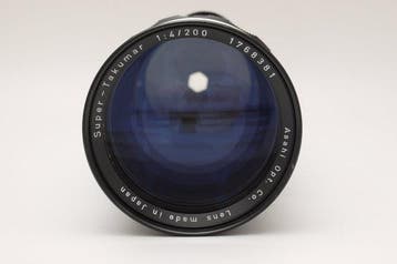 Asahi, Pentax Super-Takumar 4/200mm Telelens, Nieuw