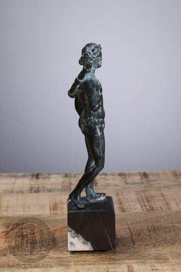 Oud-Romeins, Keizerrijk Brons Bronzen beeld van Apollo –