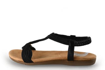 Sub55 Sandalen in maat 39 Zwart, Verzenden, Zwart, Sandalen of Muiltjes, Sub55