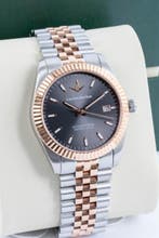 Lucien Rochat - BIENNE - Automatic - grey - date - 39 MM -, Nieuw