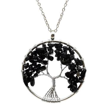 Fako Bijoux - Ketting - Chakra Reiki - Levensboom XL -, Verzenden