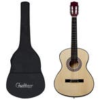 vidaXL Gitaar klassiek beginner met tas 4/4 39, Verzenden, Nieuw