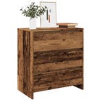 vidaXL Dressoir 70x41x75 cm bewerkt hout oud houtkleurig, Huis en Inrichting, Verzenden, Nieuw