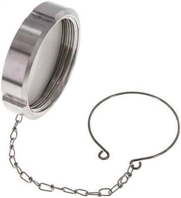 Blindwartel Rd78 X 1/6'' DN 50 RVS 1.4404 NBR DIN 11851 FDA, Verzenden
