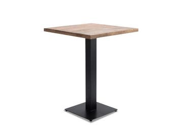Veiling - Bartafel Horeca 80x80 cm vierkant - hout - poot me