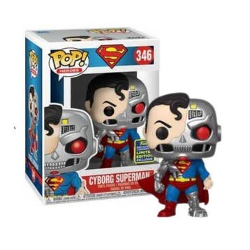 Funko Pop!  Superman - Cyborg Superman #346  Convention, Verzamelen, Verzenden, Nieuw