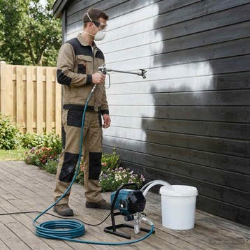 vidaXL Airless Verfspuit 7,6 m Slang 220V 1,5 L/min 200 Bar, Doe-het-zelf en Bouw, Verzenden, Nieuw