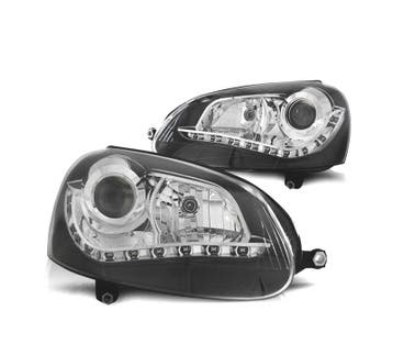 PHARES POUR VOLKSWAGEN VW GOLF MK5 03-08 XENON DAYLIGHT FOND, Verzenden