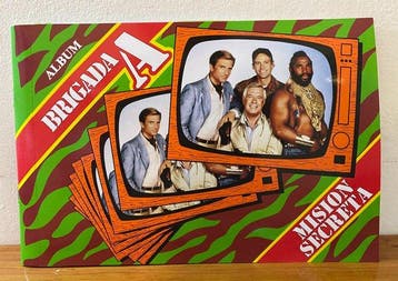 The A-Team-El Equipo A-album + 139 cromos a pegar-Brigada A