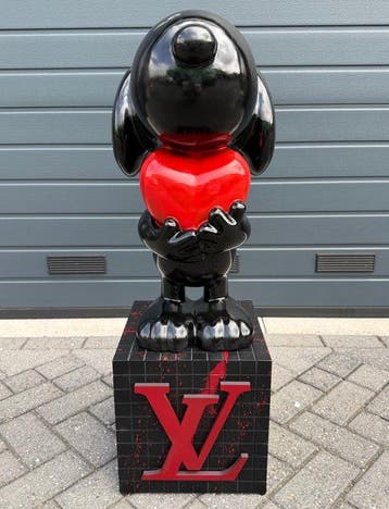 Daluxe Art - 1999 • XXL LV Snoopy Display – 95 cm, Antiek en Kunst