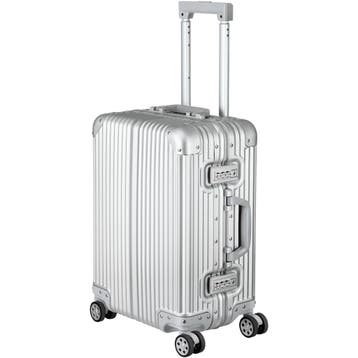 tectake Airway-handbagage, aluminium, TSA-sloten, 4 dubbele, Verzenden, Nieuw
