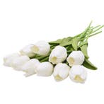 Kunst Boeket - Tulpen Zijden Bloemen Tulp Luxe Boeketten, Verzenden