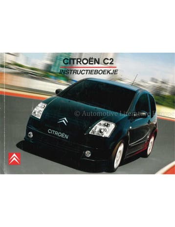 2007 CITROEN C2 INSTRUCTIEBOEKJE NEDERLANDS