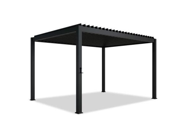 Veiling - Pergola / lamellendak - Tahiti - 3x4 m - antraciet, Tuin en Terras, Overkappingen