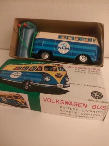 Masudaya - Speelgoed voertuig Volkswagen Bus KLM - 1960-1970