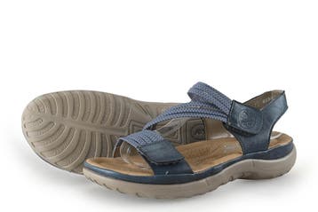 Rieker Sandalen in maat 37 Blauw, Sandalen of Muiltjes, Zo goed als nieuw, Rieker, Verzenden