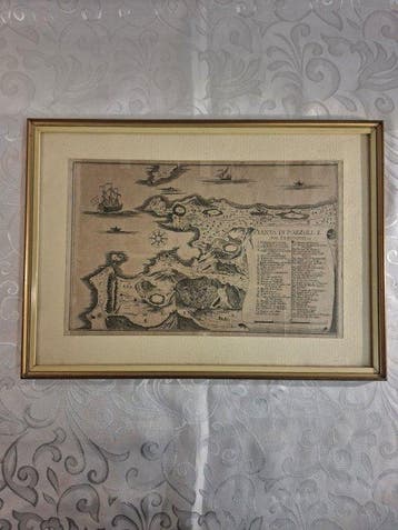Onbekende kunstenaar - Pianta di pozzuoli e suo territorio