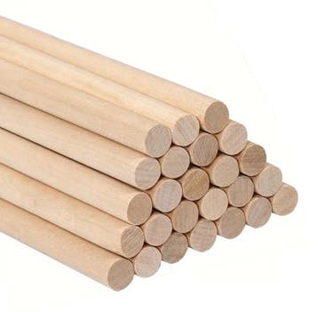Lange houten stok (1x80 cm), Verzenden, Nieuw