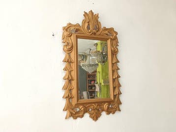 Spiegel - Hout - Hoogte: 95 cm