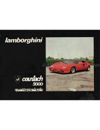 1988 LAMBORGHINI COUNTACH 5000 QV INSTRUCTIEBOEKJE, Ophalen of Verzenden