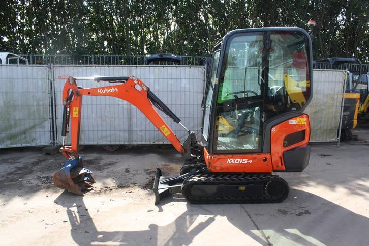 Veiling: Minigraver Kubota KX015-4 Diesel 9.6kW 2019, Zakelijke goederen, Machines en Bouw | Kranen en Graafmachines, Ophalen