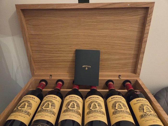 Château Angelus Verticale Collection Case - 2013 to 2018 -, Verzamelen, Wijnen