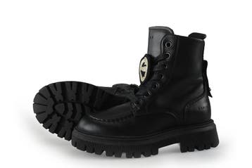 Nubikk Veterboots Meisjes in maat 25 Zwart, Kinderen en Baby's, Verzenden, Jongen of Meisje, Nubikk, Schoenen